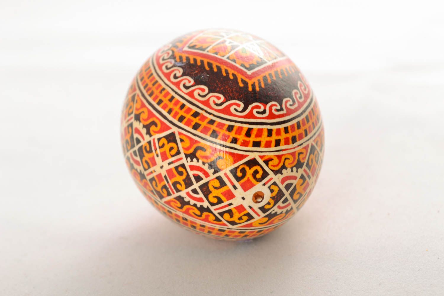 Easter egg with beautiful ornaments photo 1