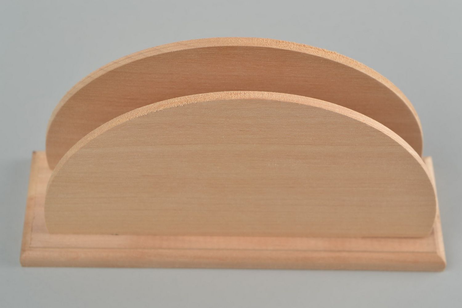 Handmade wooden blank napkin holder DIY for painting or decoupage photo 5