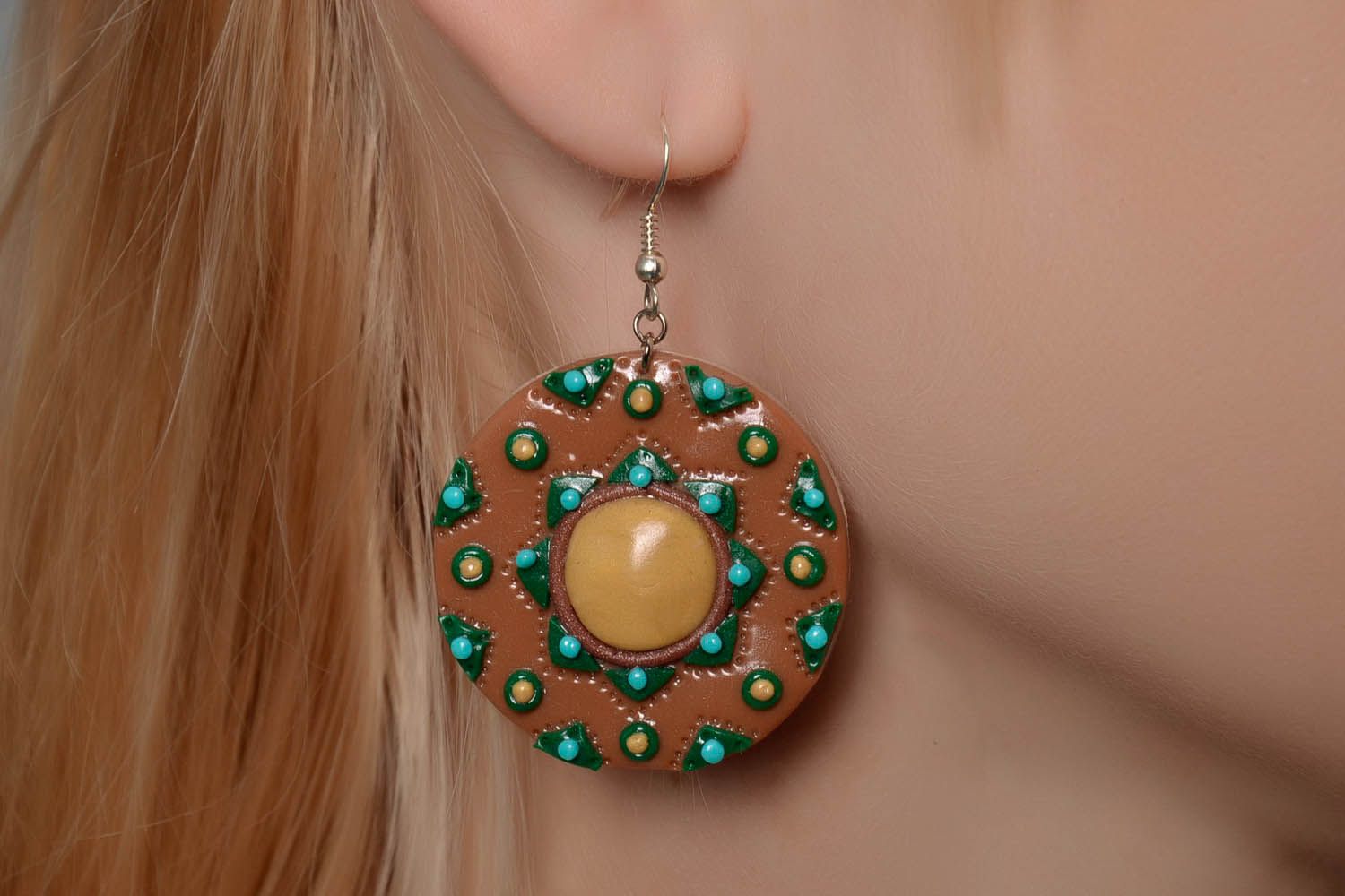 Earrings with author's design photo 4