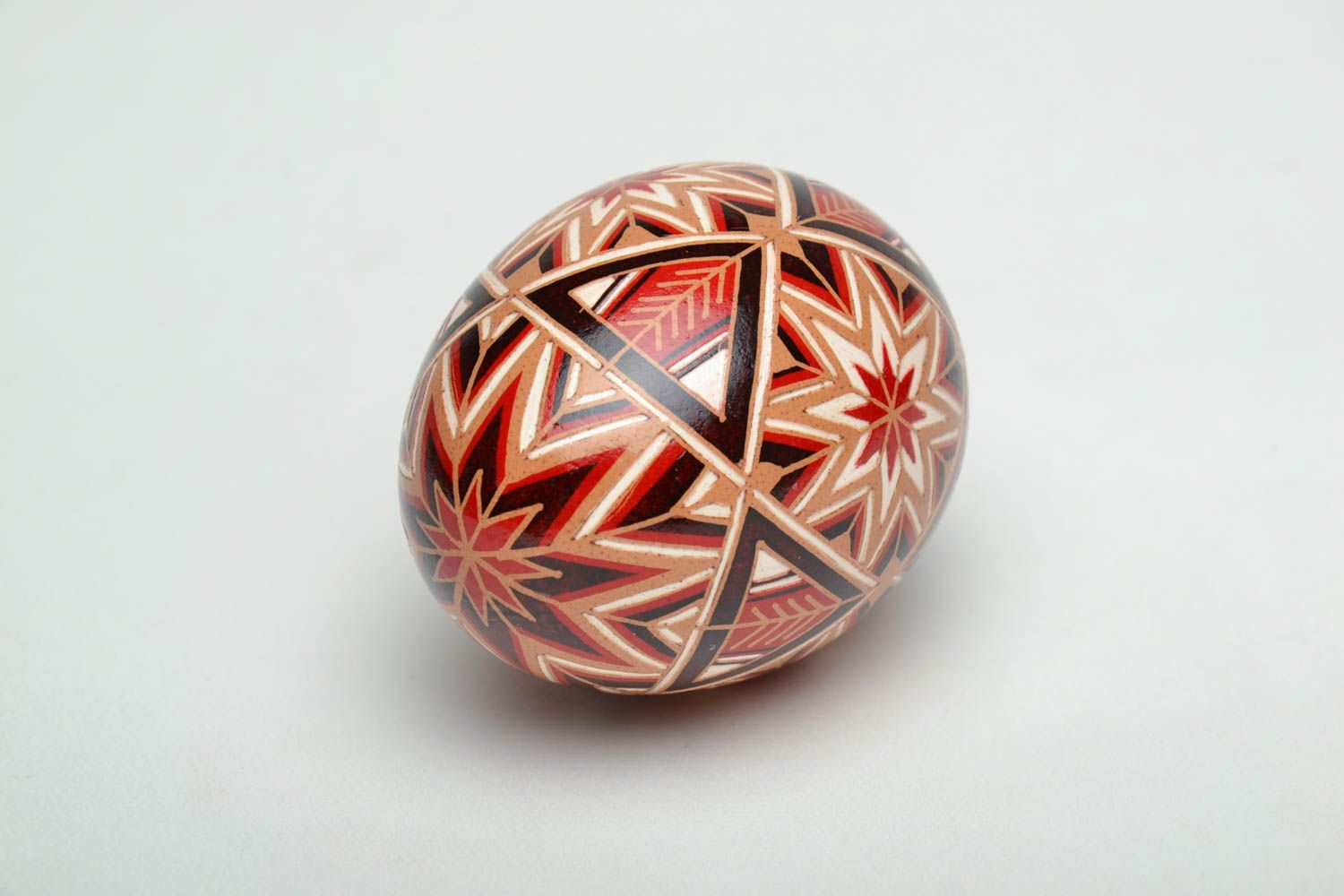 Huevo de Pascua artesanal pintado con tintes anilinas foto 4