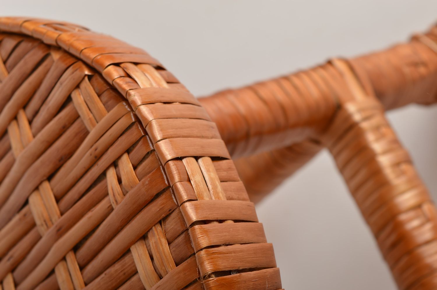 Плетеный стул ручной работы плетеная мебель детская дизайнерская мебель фото 4