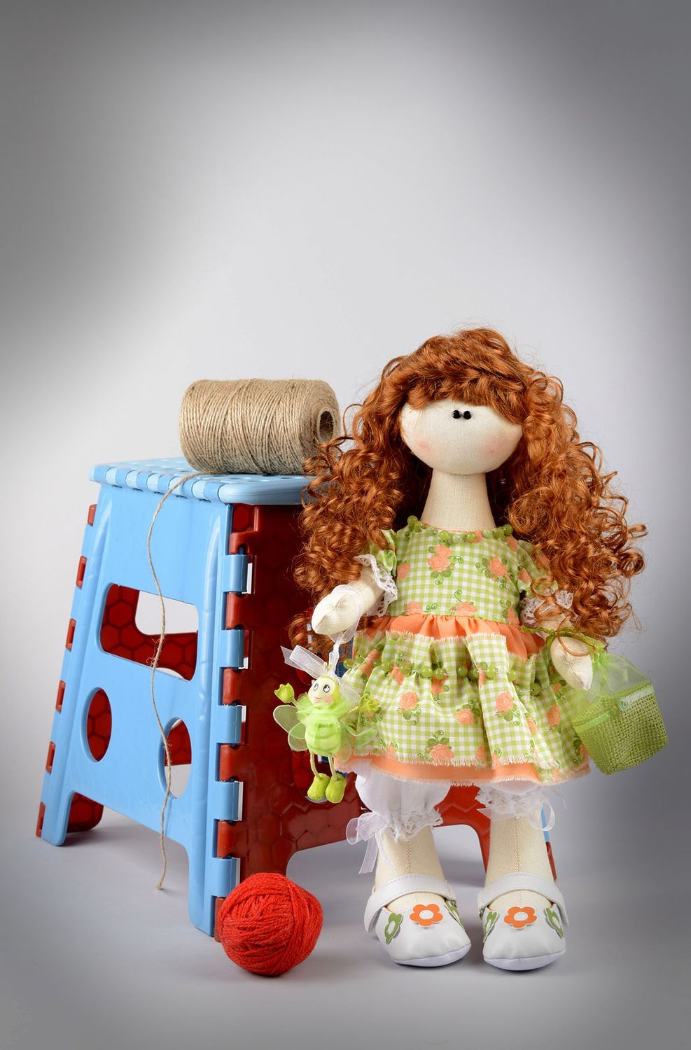 Designer Geschenk handgefertigt Kinder Spielzeug interessant Kinder Puppe foto 5