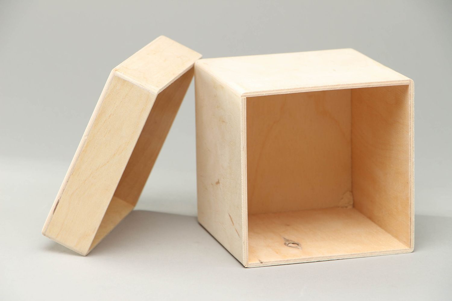 Boîte en bois faite main pour créativité photo 3