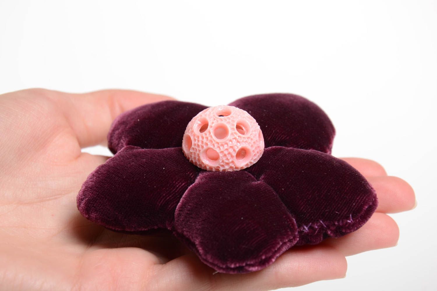 Handmade textile pin cushion designs soft needle pillow needlework accessories photo 2