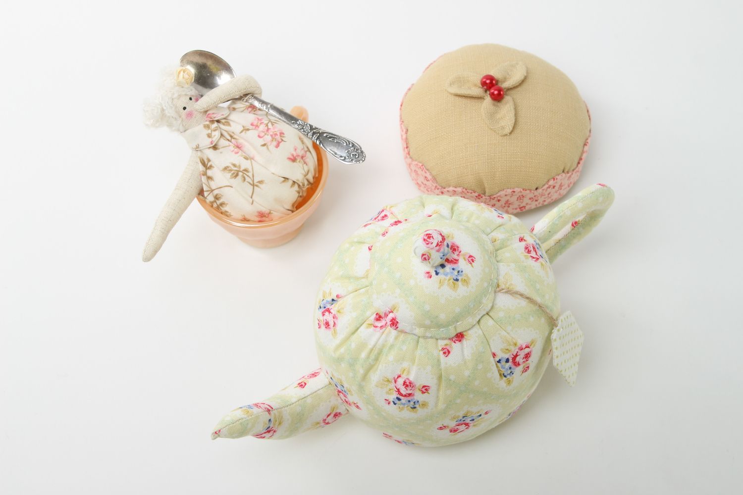 Handmade soft toy 3 pieces funny toys cool rooms gift ideas decorative use only photo 2