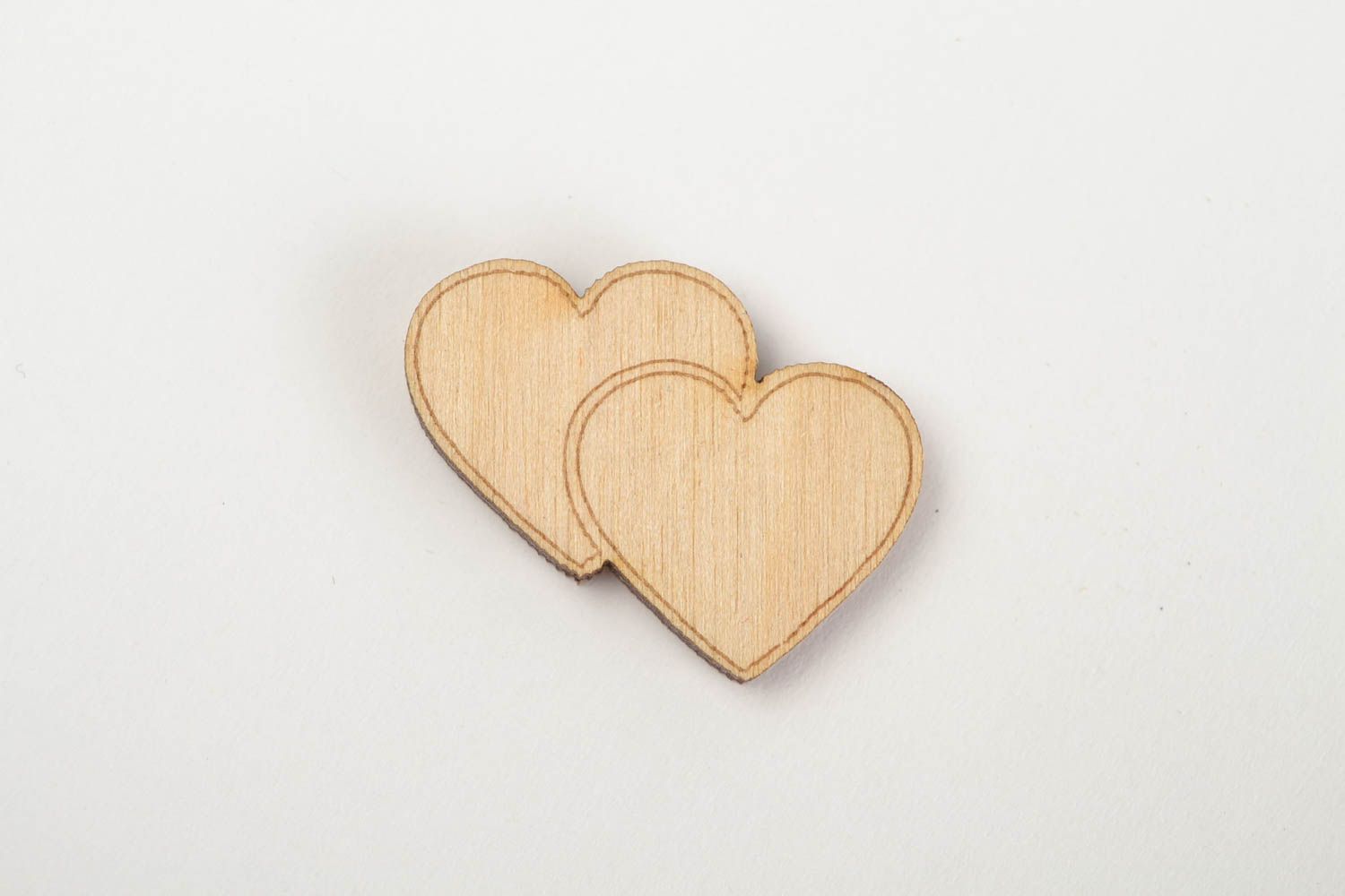 Handmade Holzartikel zum Gestalten Miniatur Figur Holz Rohling zum Bemalen Herz foto 5