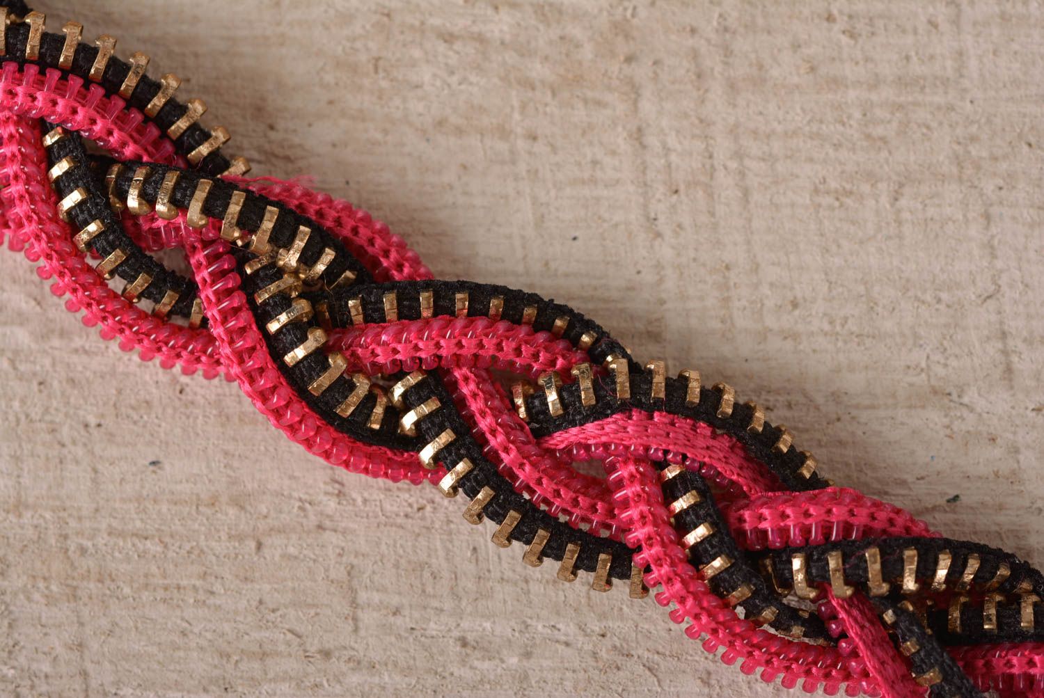 Handmade bracelet designer zipper jewelry fashion accessories gifts for girls photo 4
