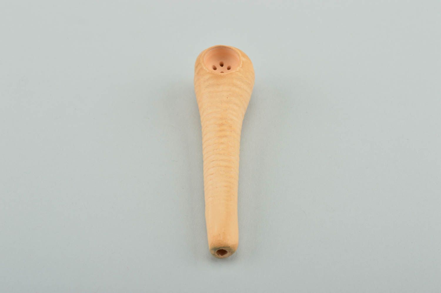 Pipa de barro hecha a mano accesorio para fumador estiloso regalo para hombre foto 5