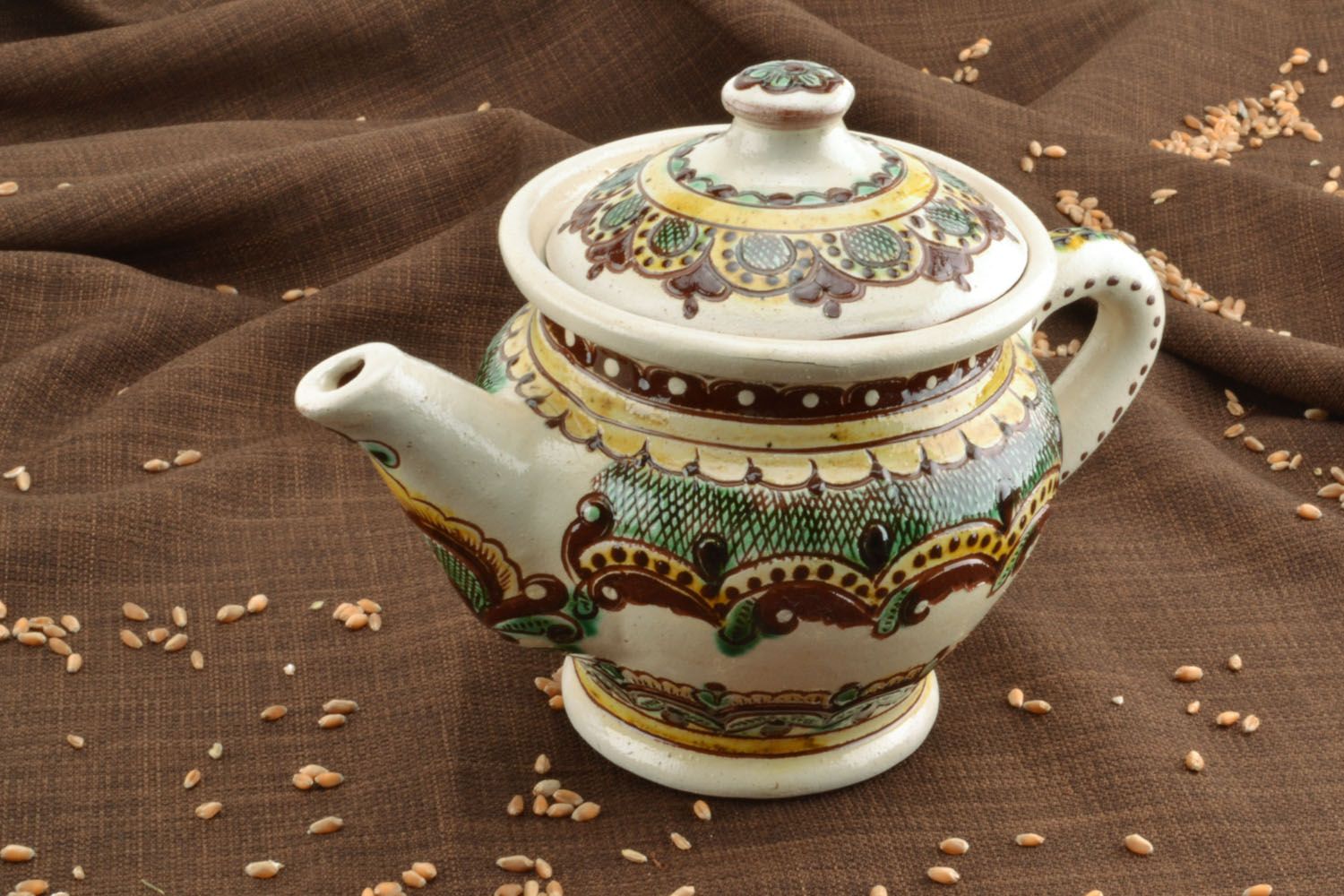 Декоративный заварочный чайник фото 1