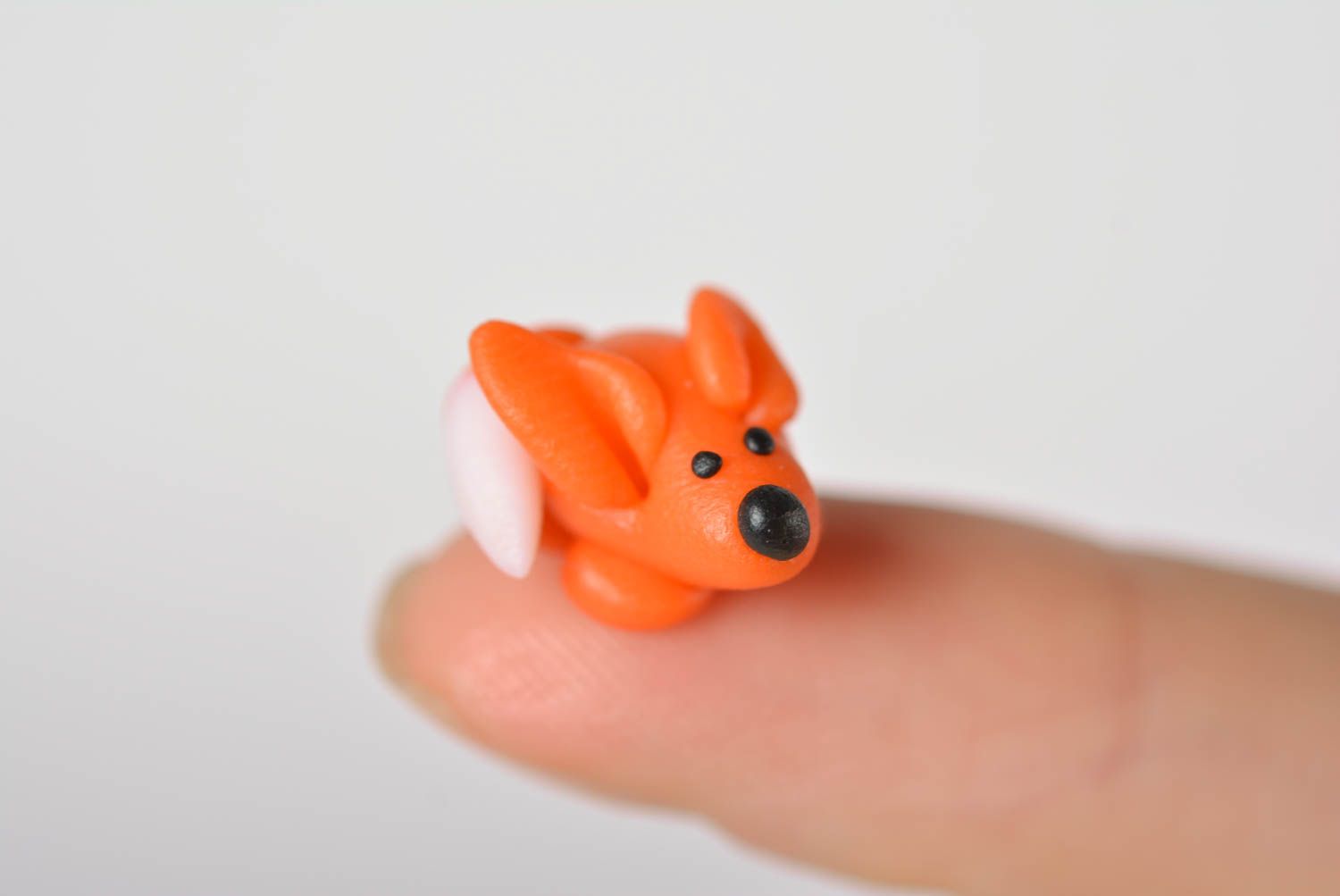 Handmade Deko Spiel Figur Miniatur Figur mini Spielzeug Fuchs originell foto 3