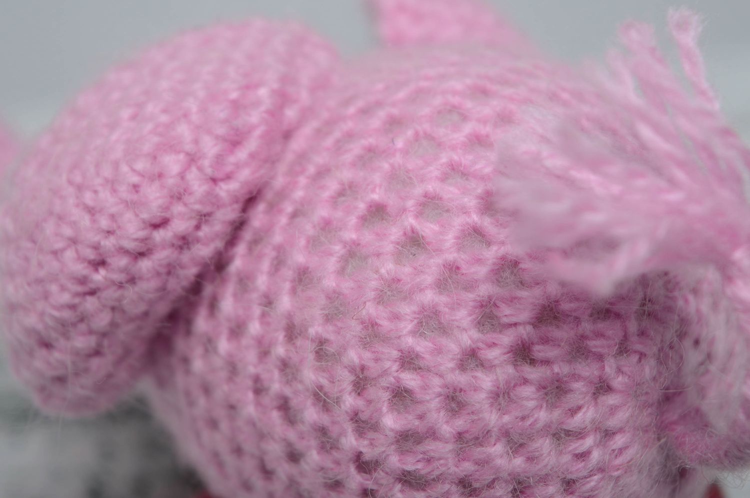 Soft crochet toy Pink Elephant photo 5