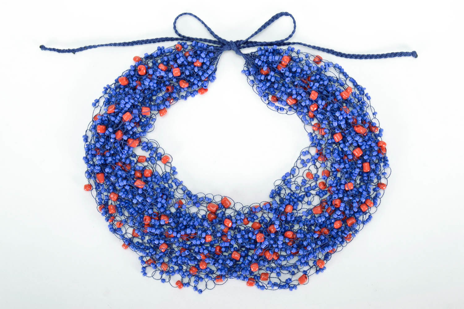 Bright bead necklace photo 3