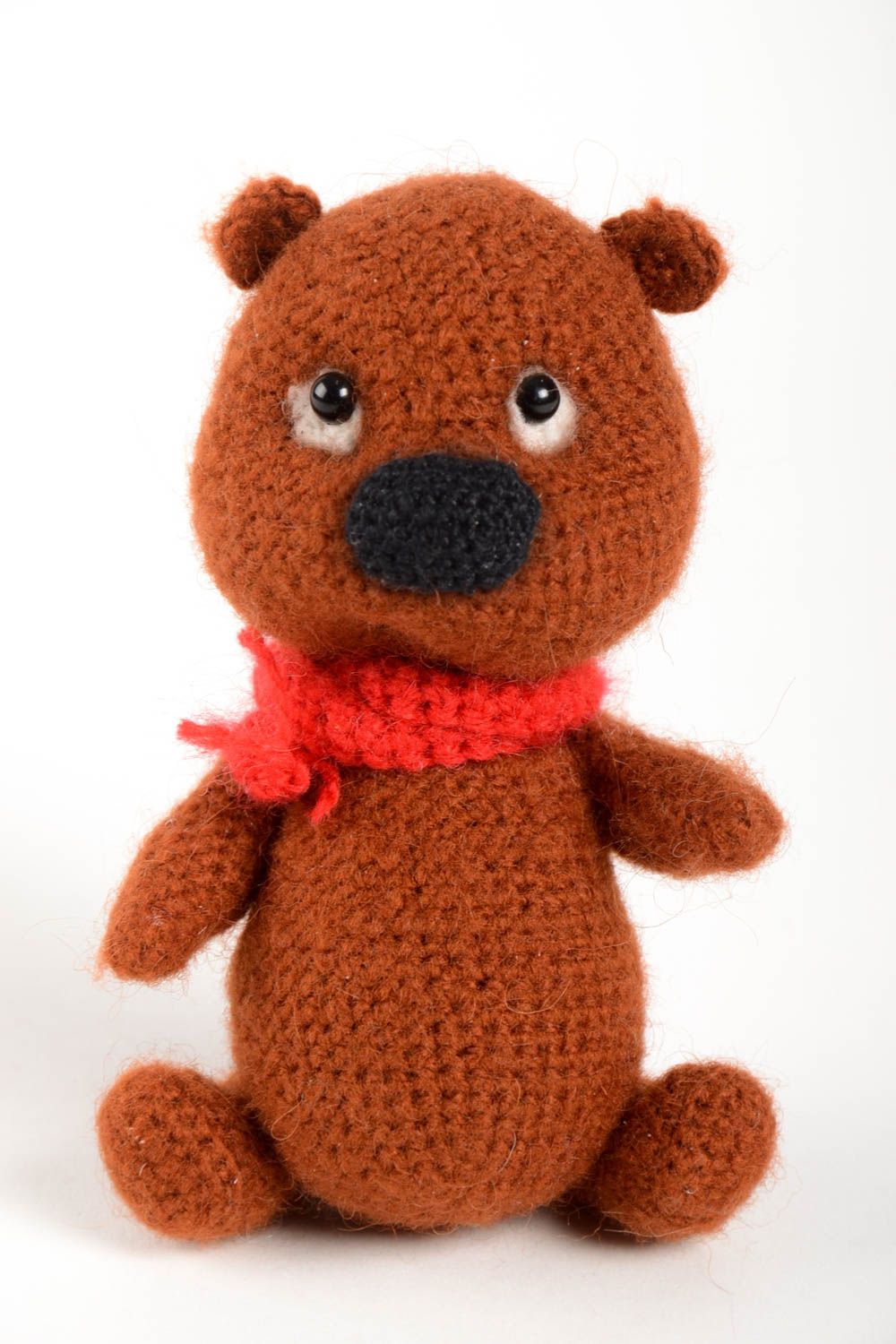 Handmade crocheted toys bear toys designer stuffed toys nursery interior ideas photo 2