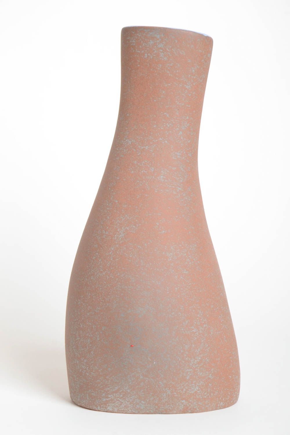 Vase design fait main Vase en terre cuite de forme originale Déco maison 1,7 l photo 4