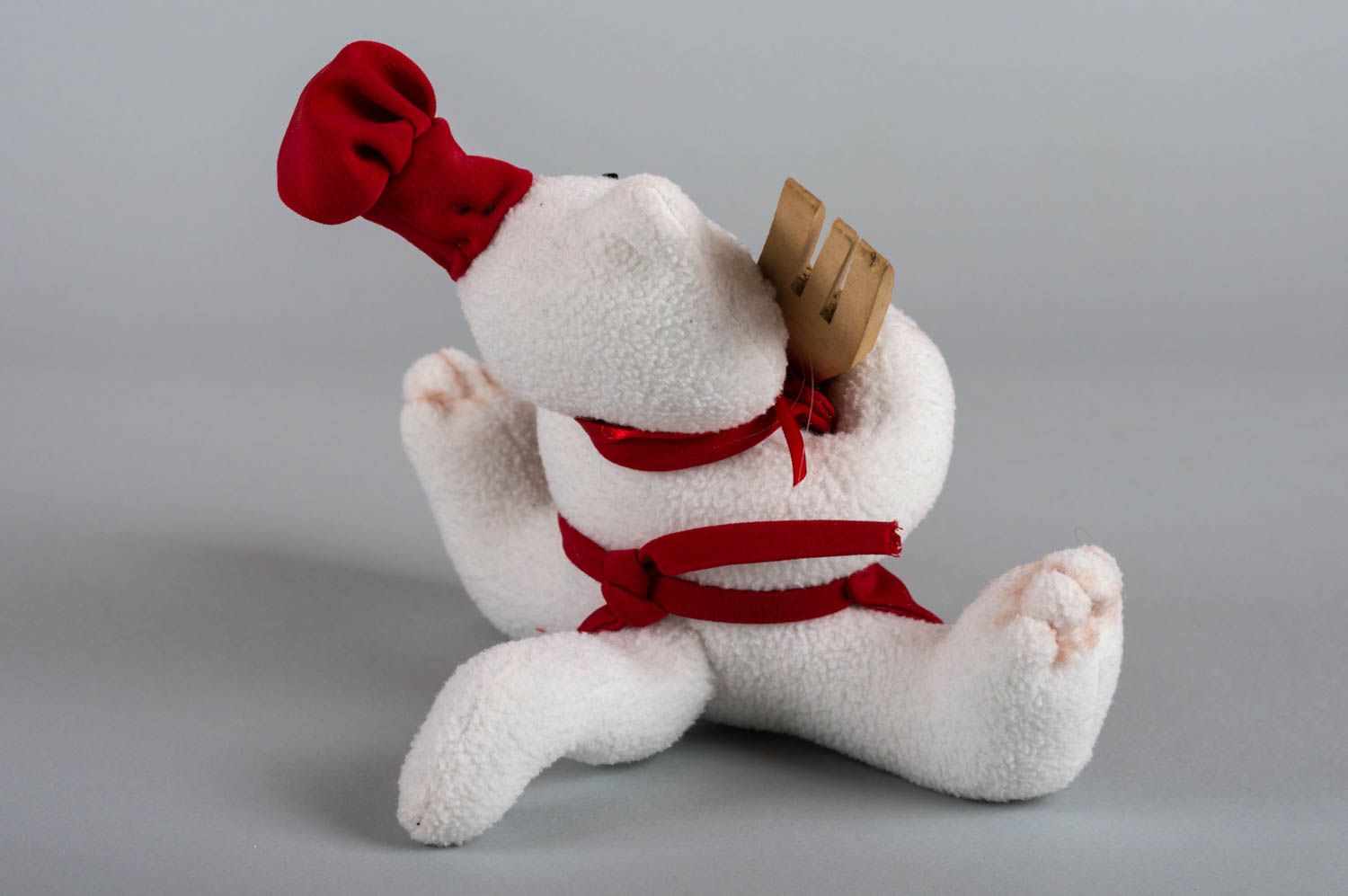 Juguete artesanal de tela peluche para niño regalo original para decoración foto 4