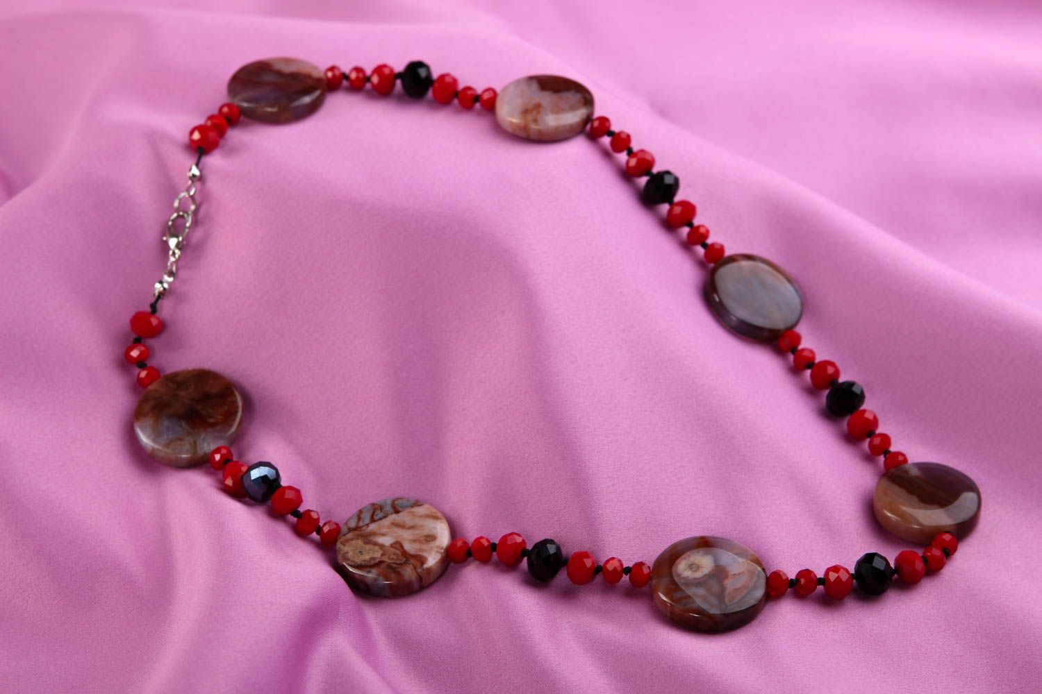 Halskette für Frauen handgeschaffen Damen Halskette schön Geschenk für Frauen foto 1