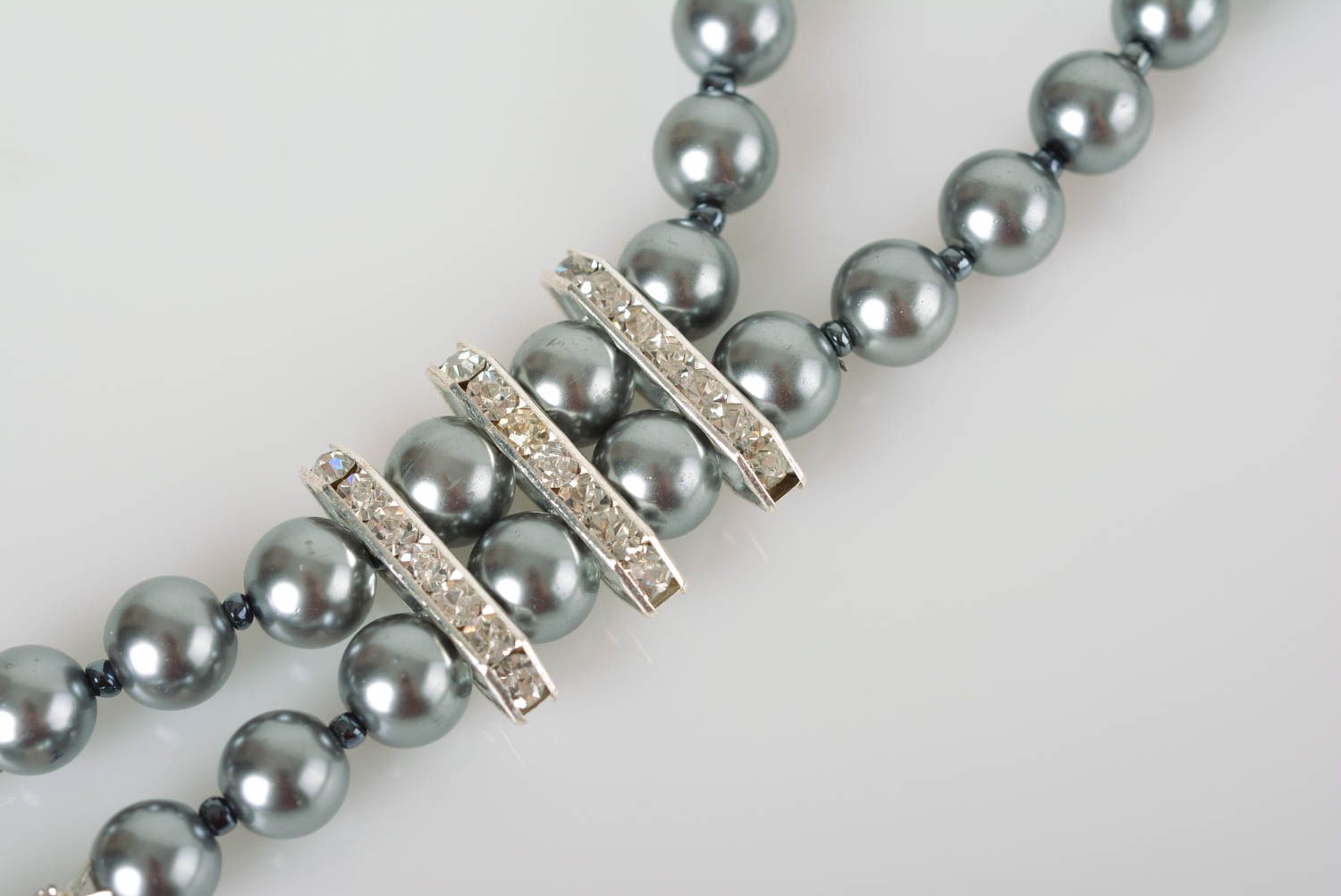 Handmade Perlen Schmuck Collier für Frauen elegant schön Frauen Geschenk foto 3