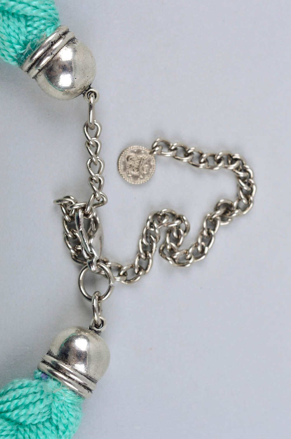 Handmade female cute necklace beaded elegant necklace stylish accessory photo 5