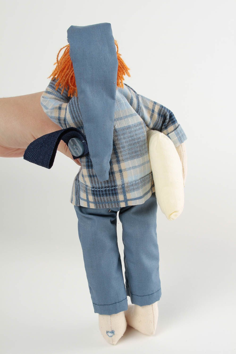 Игрушка ручной работы декор для дома интерьерная игрушка из ткани симпатичная фото 2