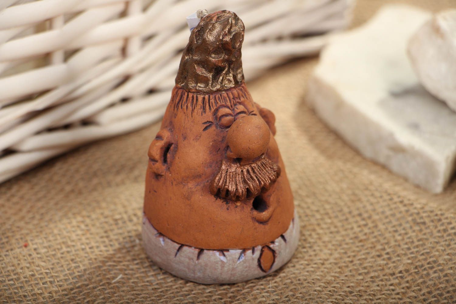 Handmade ceramic bell  photo 5