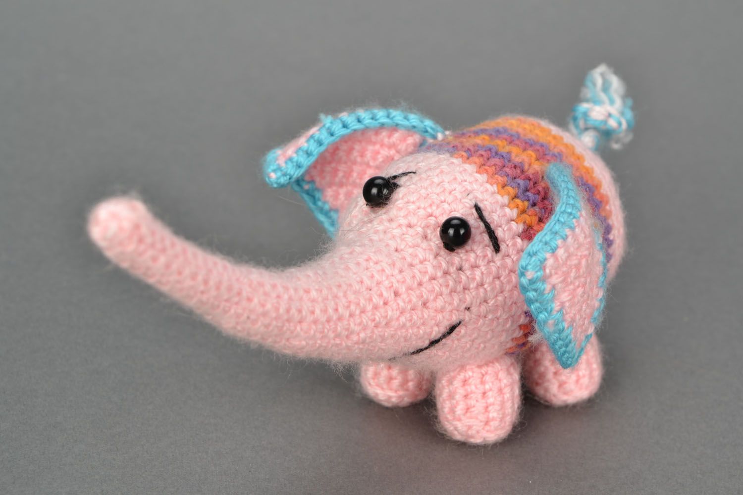 Crochet soft toy Elephant photo 1