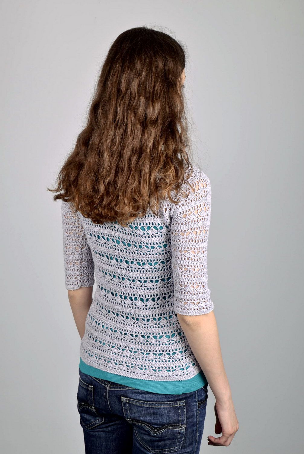 Knitted sweater Spring photo 5