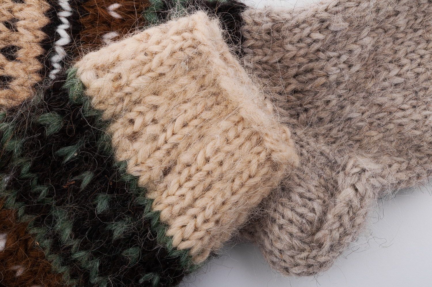 Chaussettes longues de laine photo 3