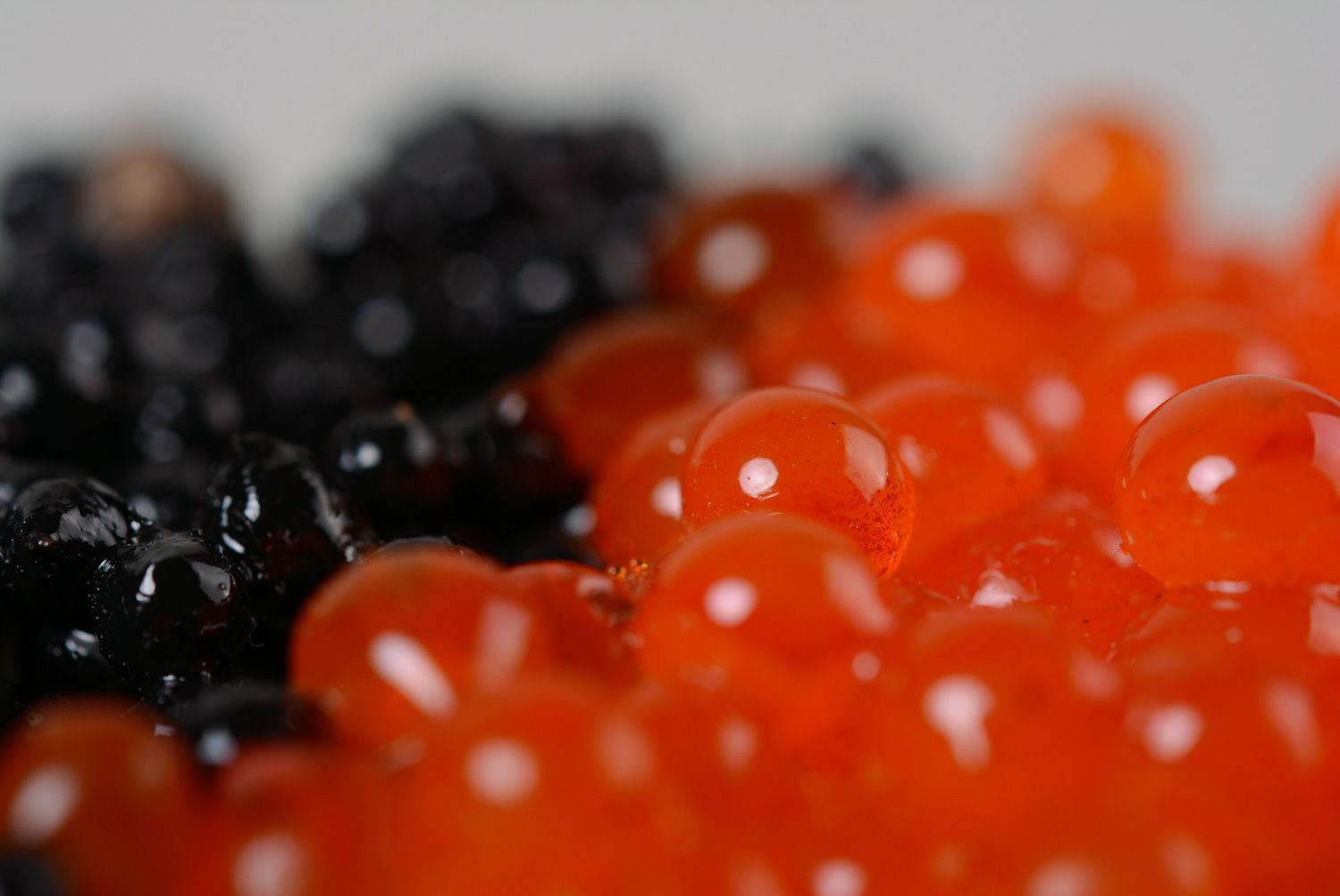 Aimant pour frigo en pâte polymère original décor fait main Tartine au caviar photo 4