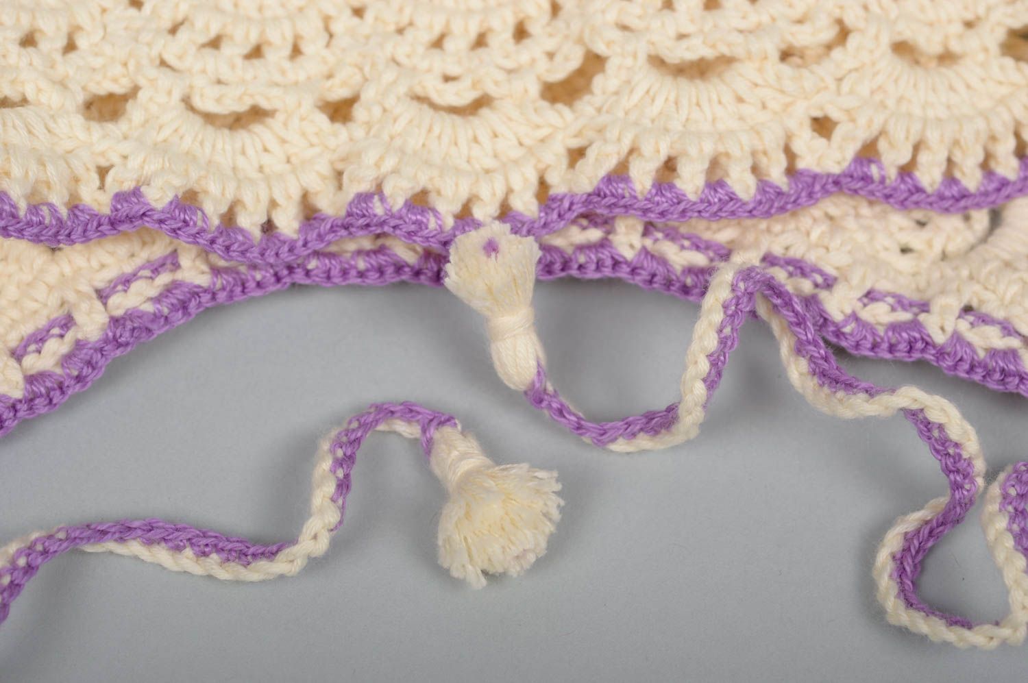 Beautiful handmade crochet baby hat baby bonnet design accessories fashion baby photo 4