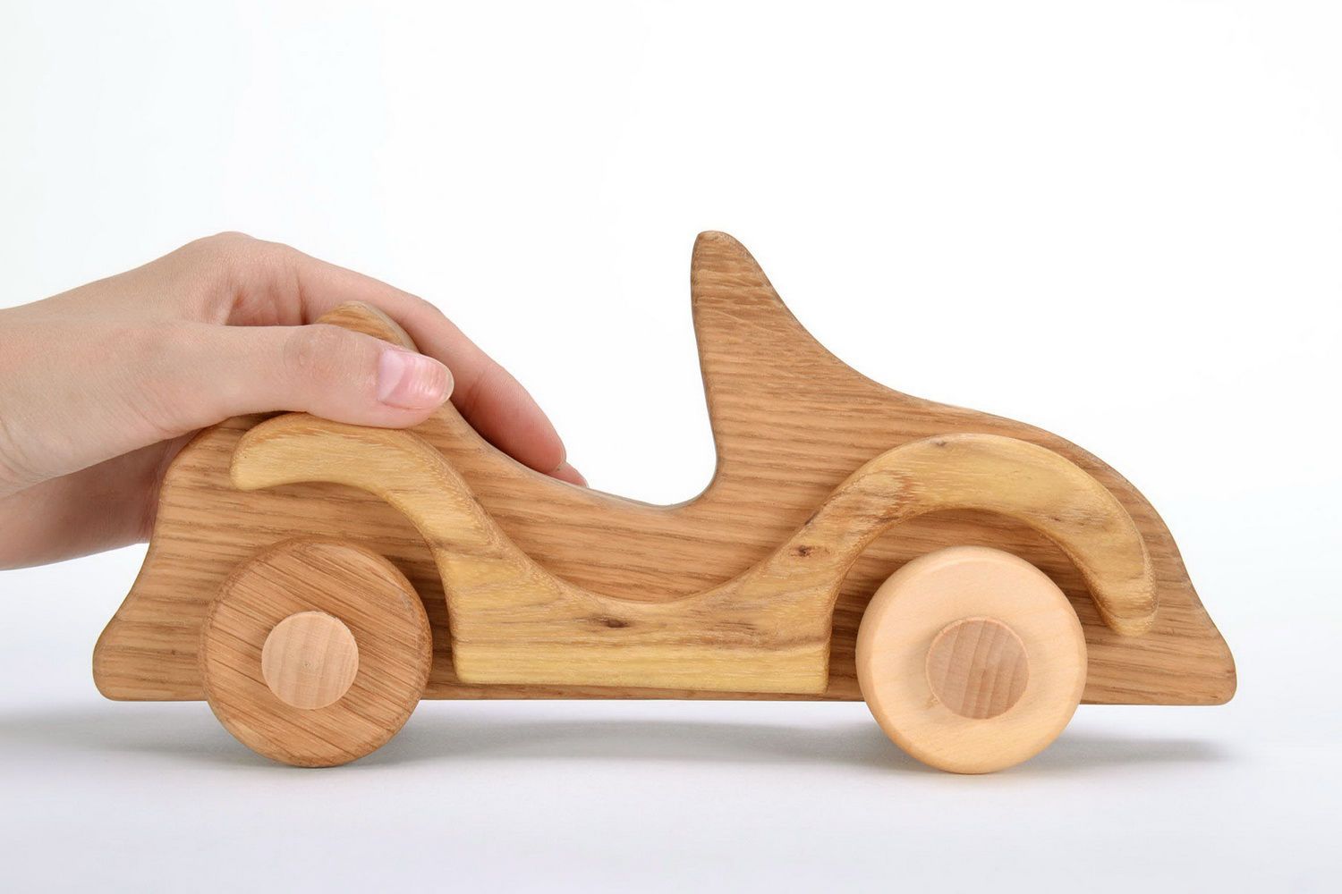 Jouet en bois voiture faite main photo 2