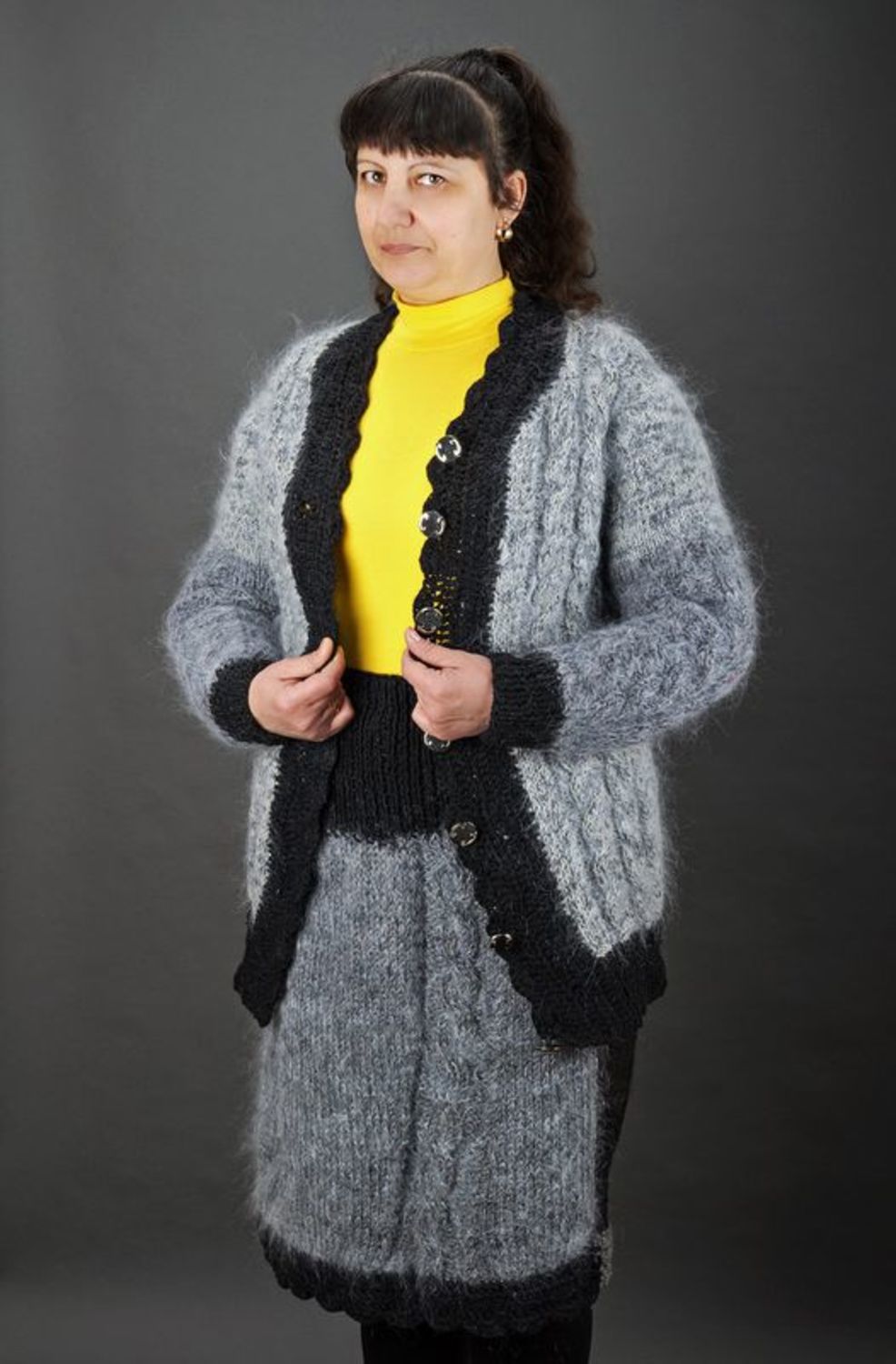 Terno de lã feminino foto 1
