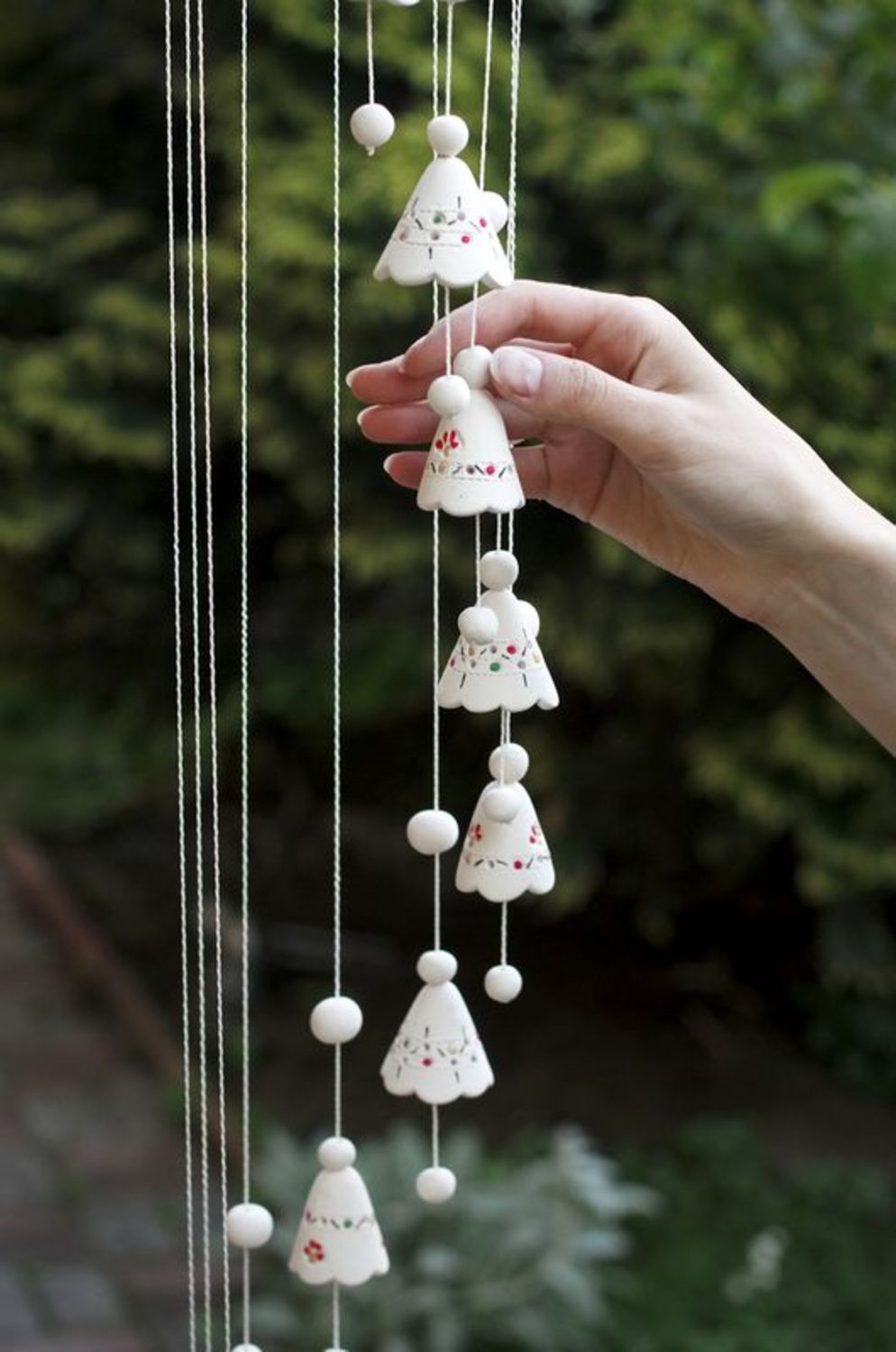 large pendant with 12 hanging bells photo 3
