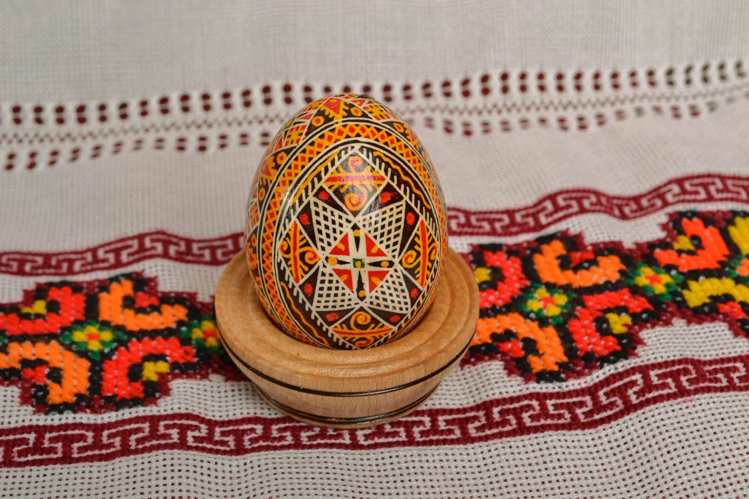 Painted Easter egg for present photo 5