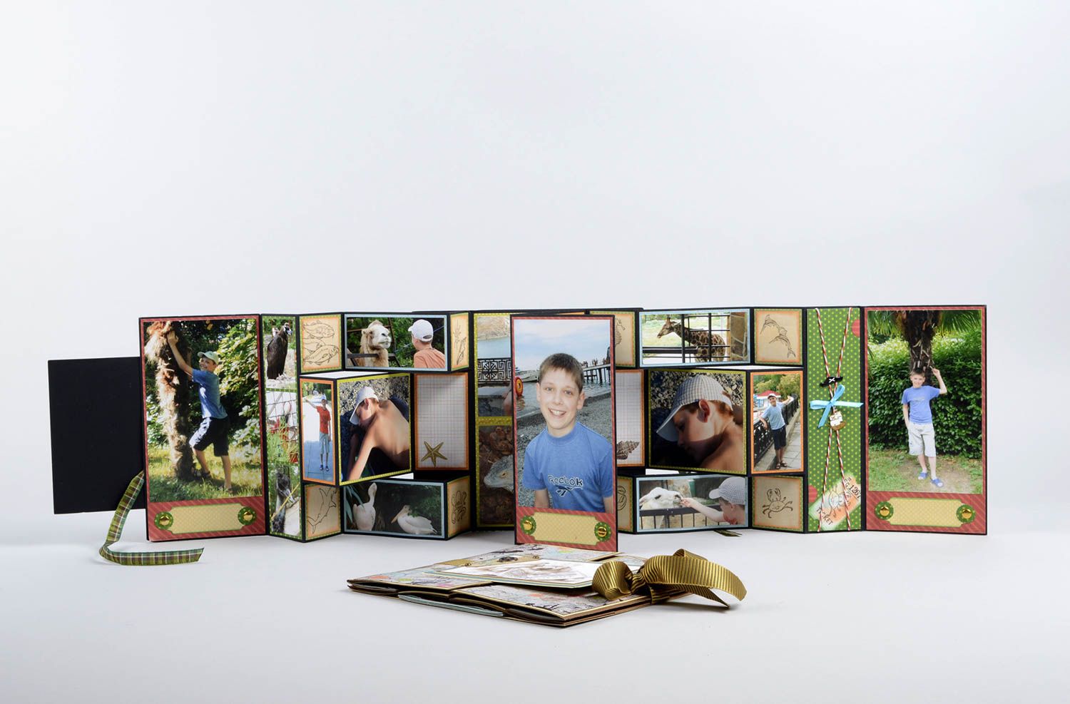 Unusual handmade photo album scrap album for family album for newborns photo 5