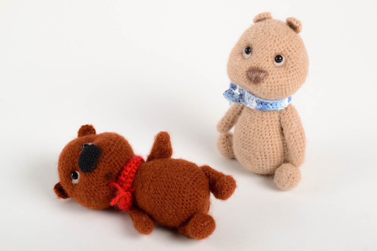 Hand-crocheted stuffed toy handmade soft toys bear toys for children and decor photo 3