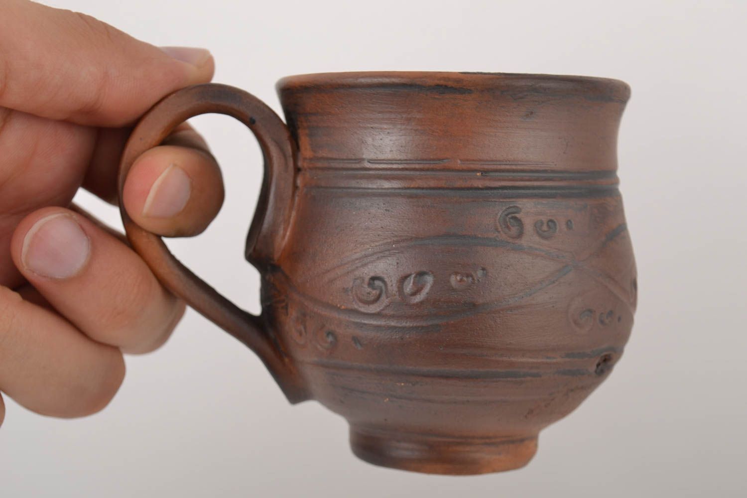 Keramik Geschirr handgemacht Tee Tasse Küchen Zubehör originelles Geschenk schön foto 2