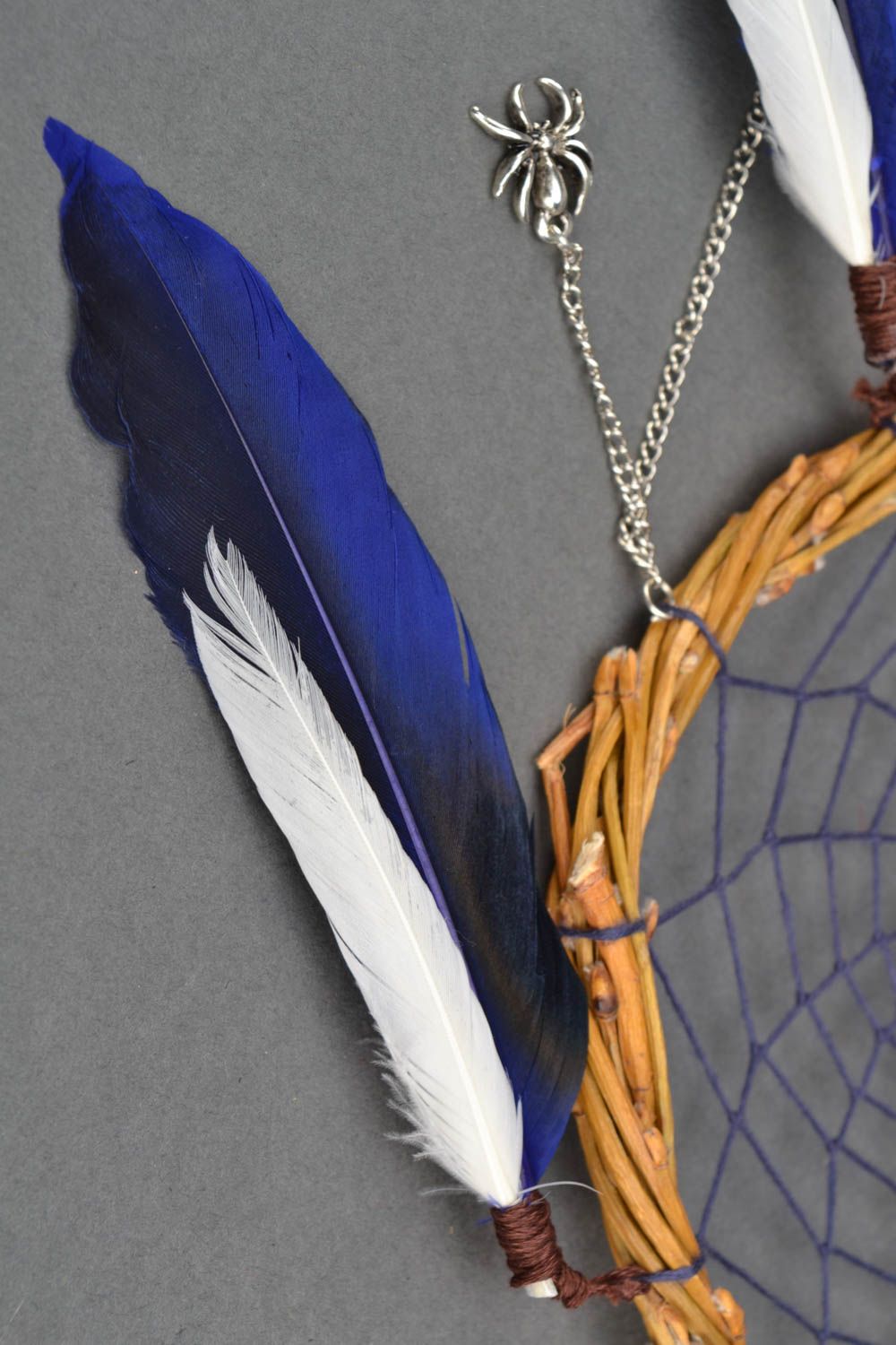 Dreamcatcher with duck feathers photo 4
