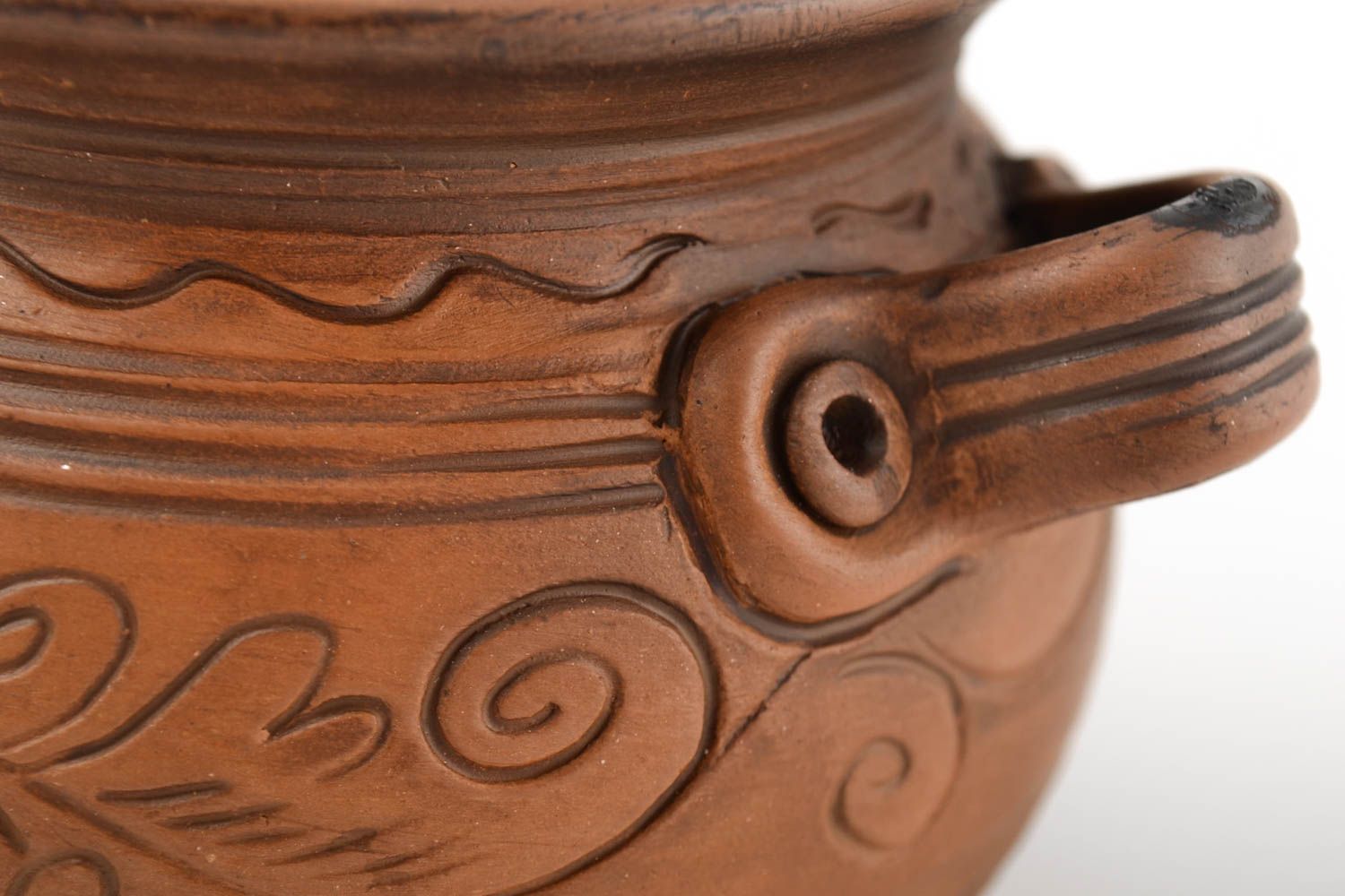 Pote con tapa original tarro de cerámica hecho a mano utensilio de cocina foto 5