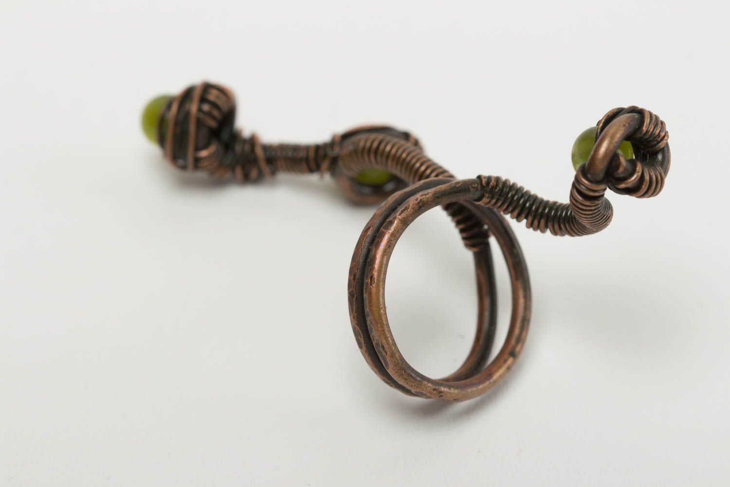 Handmade Ring Damen mit Stein Schmuck Ring Designer Accessoire Geschenk Ideen foto 3
