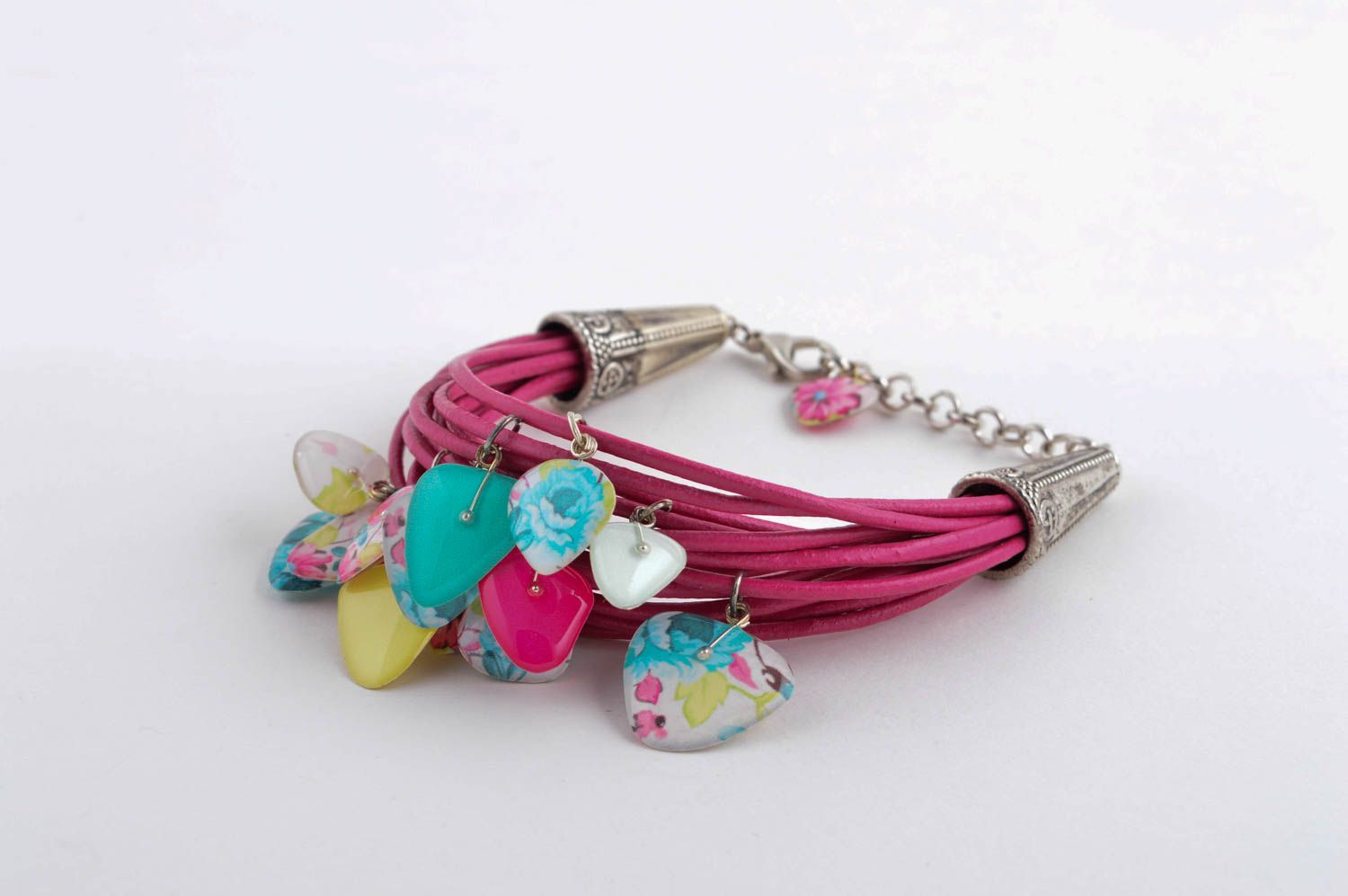 Handmade designer cute jewelry unusual stylish accessory elegant bracelet photo 2