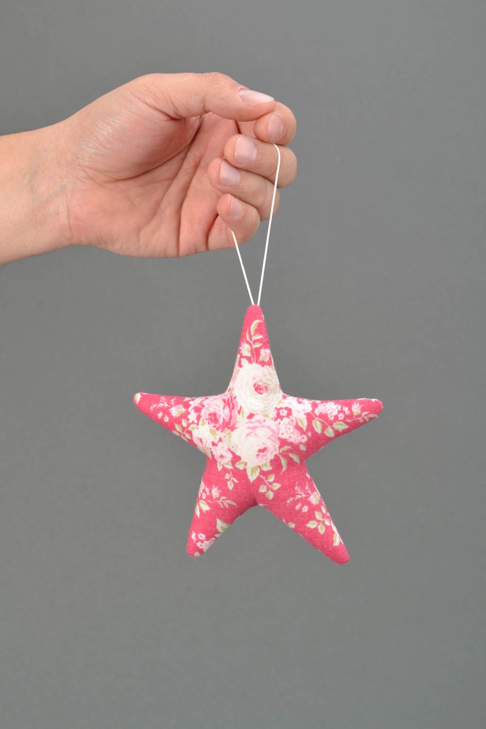 Soft toy pendant in the shape of star photo 2