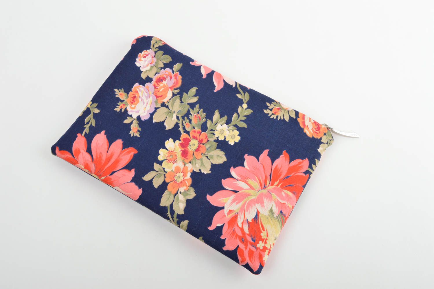 Сумка ручной работы сумочка клатч женская сумка из ткани с цветочным принтом фото 2