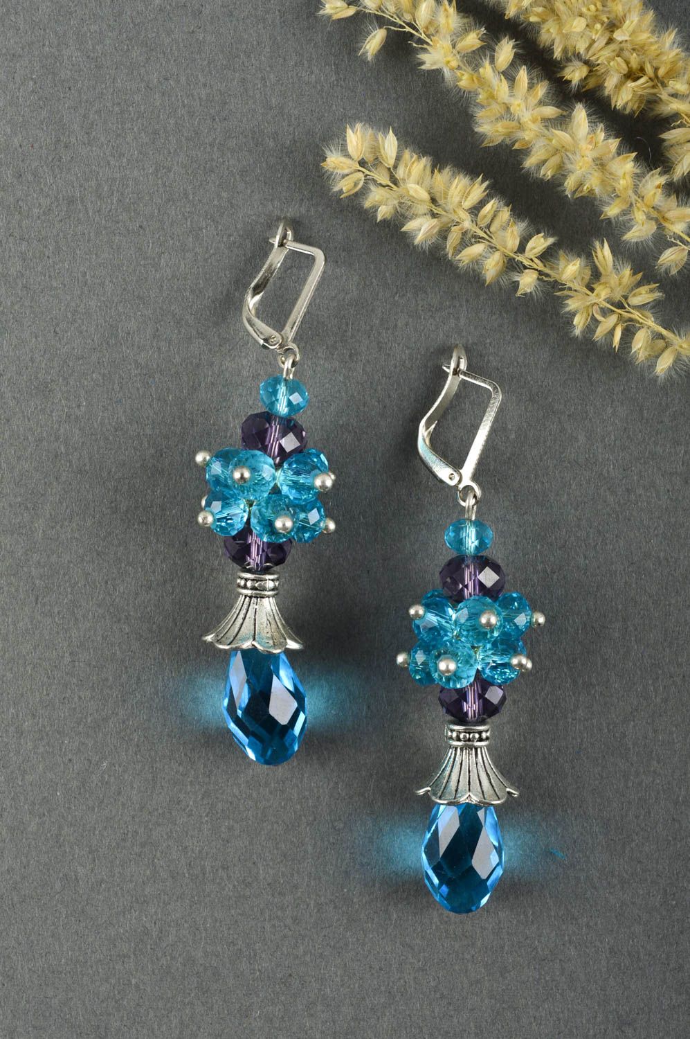 Homemade jewelry dangling earrings ladies earrings fashion accessories photo 1