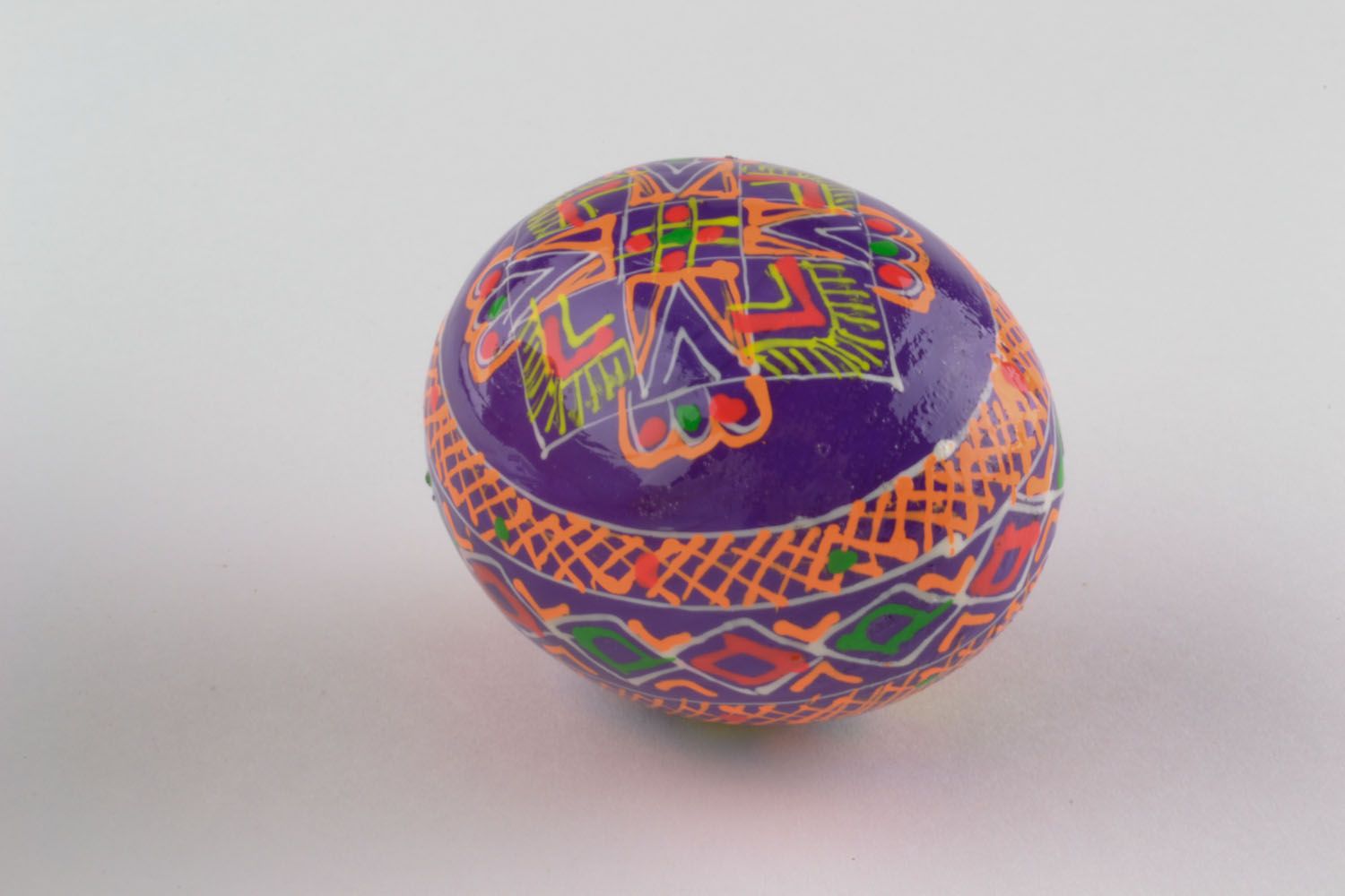 Wooden painted egg for Easter photo 4