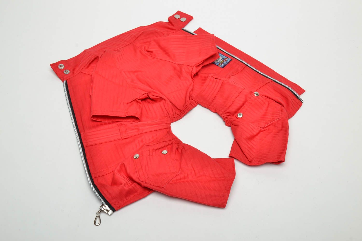 Red dog jumpsuit photo 4
