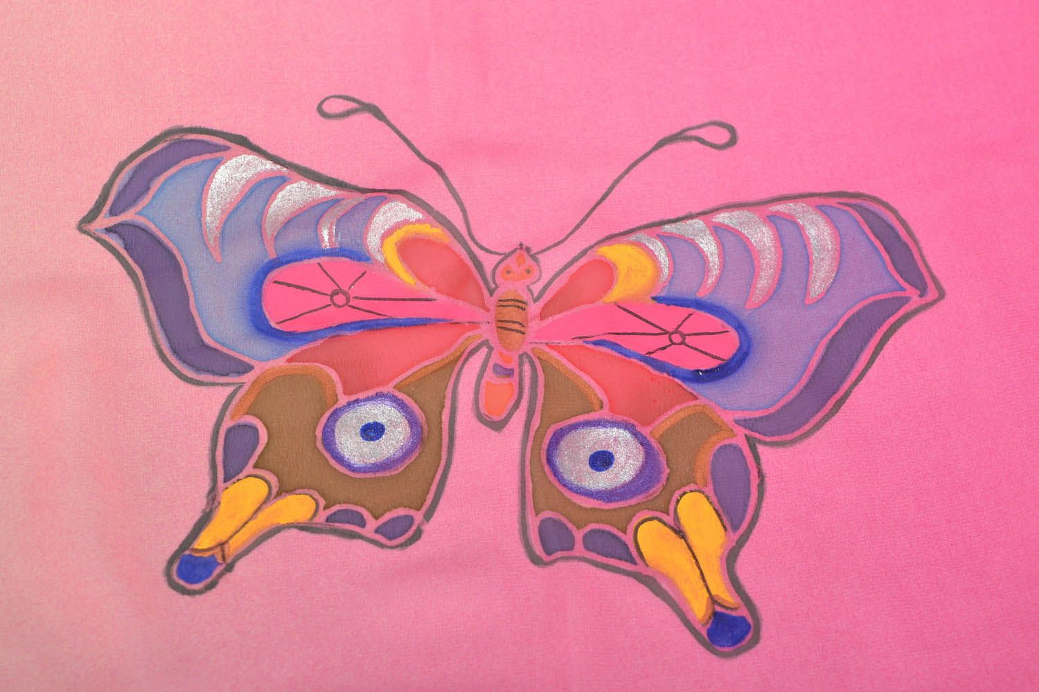 Handgemachter Chiffon Pareo Schmetterlinge foto 3