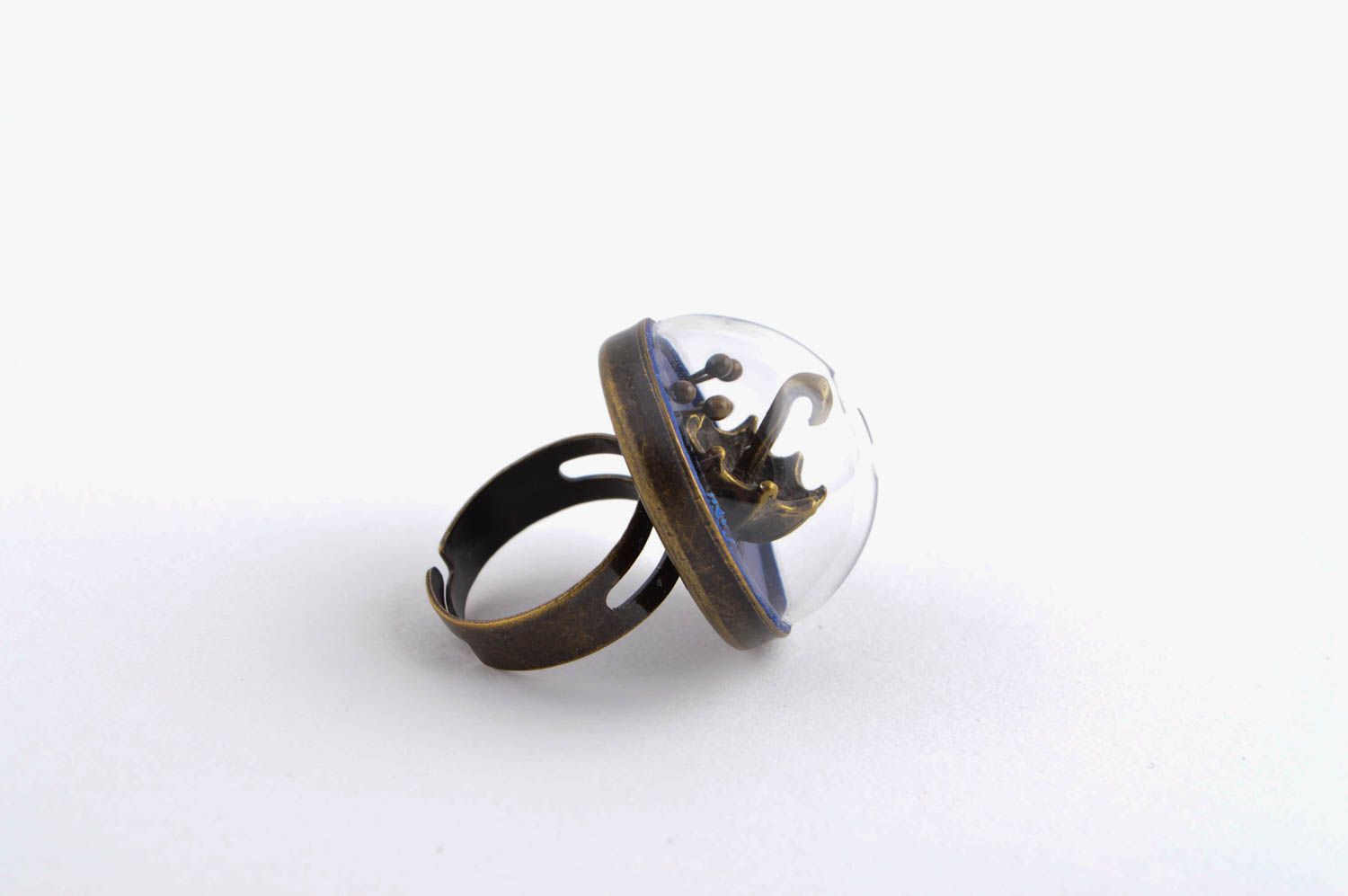 Modeschmuck Ring handgefertigt Damen Schmuck Frauen Accessoire einmalig foto 3
