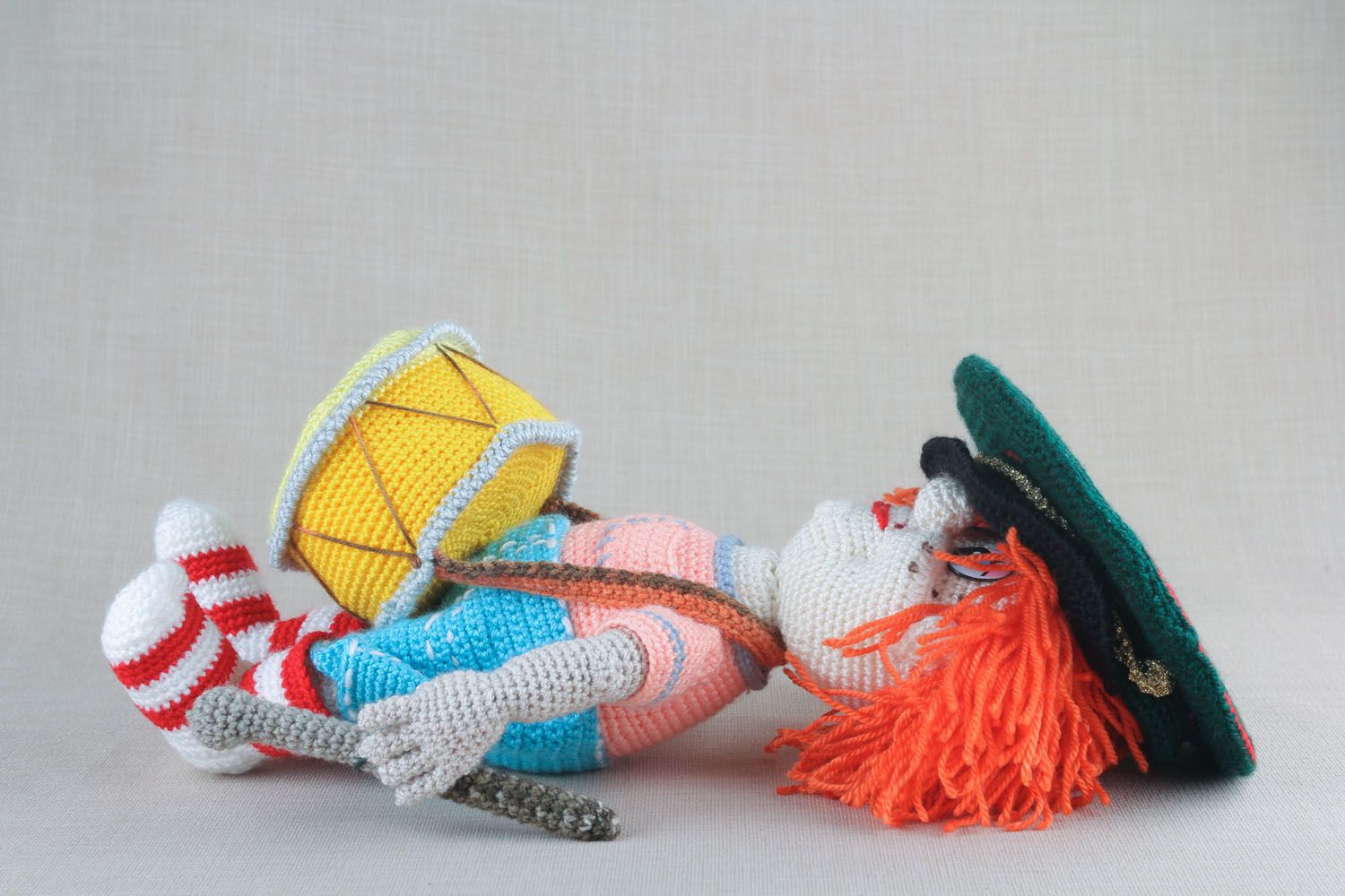 Jouet décoratif crochet artisanal Tambour photo 3