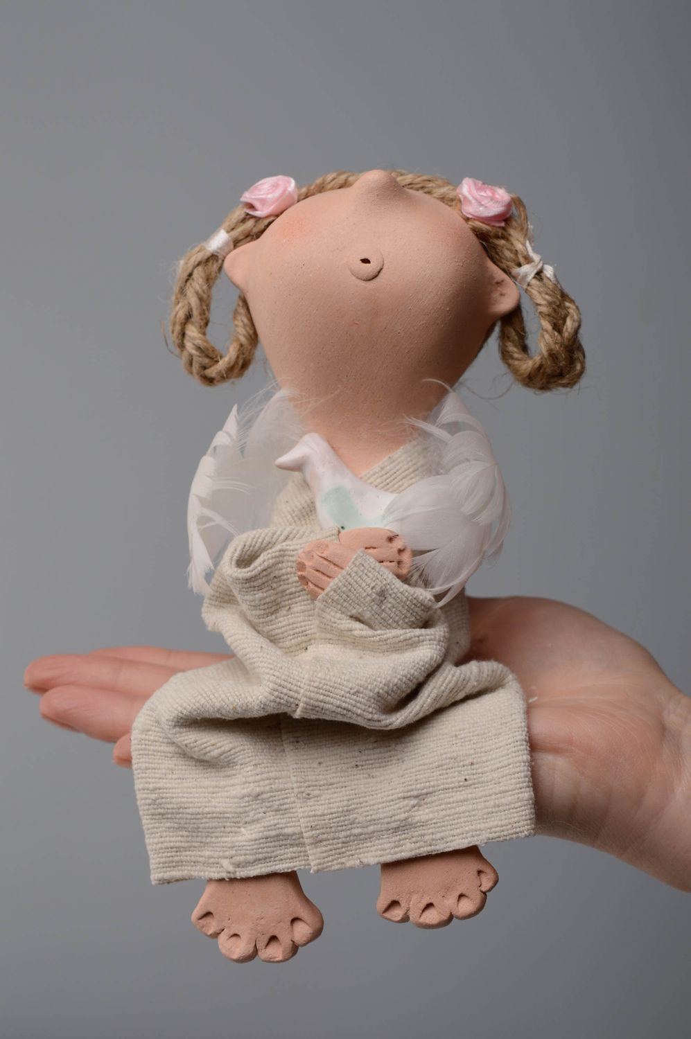 Ceramic figurine Offended Angel photo 5