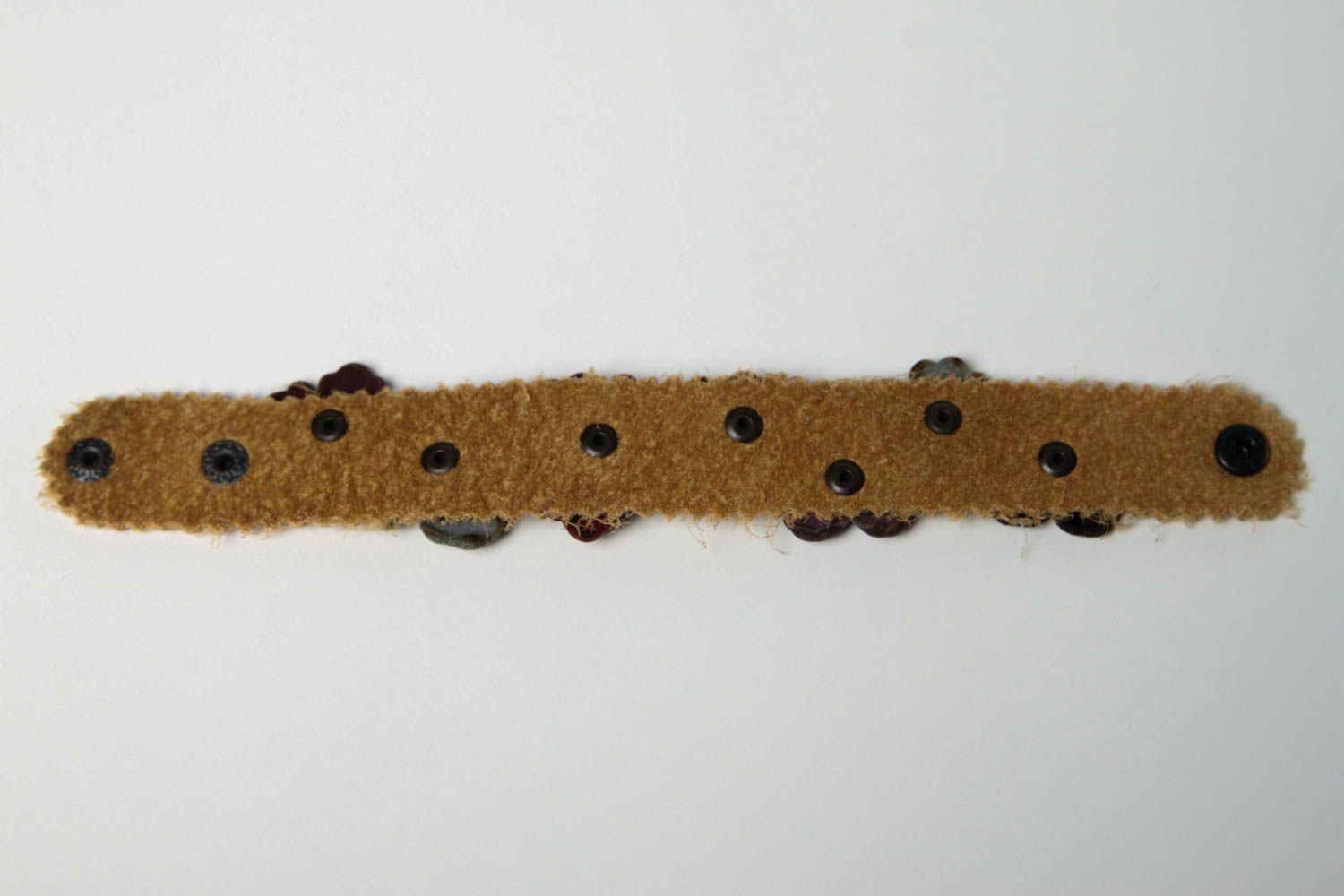 Pulsera de cuero hecha a mano  accesorio para mujer bisutería artesanal foto 5